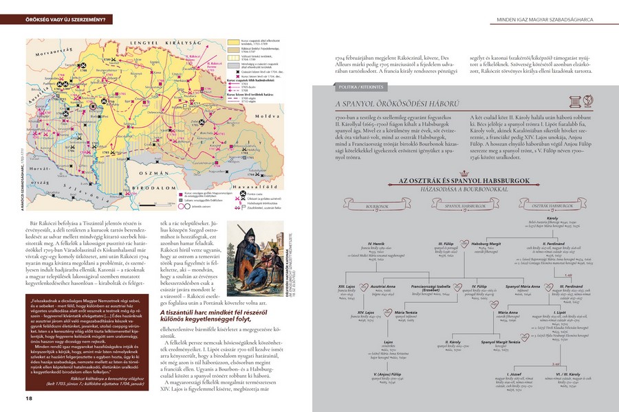 Az ismeretek bővítését olykor fél- vagy egészoldalas térképek és ábrák segítik a Magyar História sorozat könyveiben.