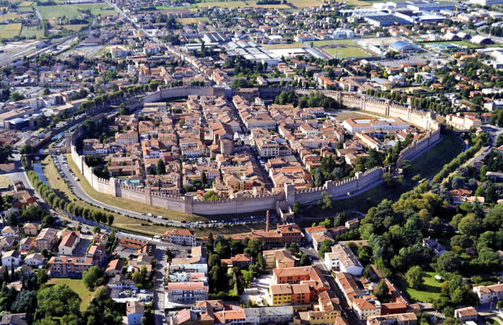 A padovai államhoz tartozó Cittadella látképe