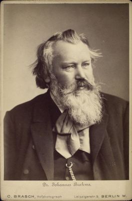 Johannes Brahms 1889-ben. Forrás: Wikipedia