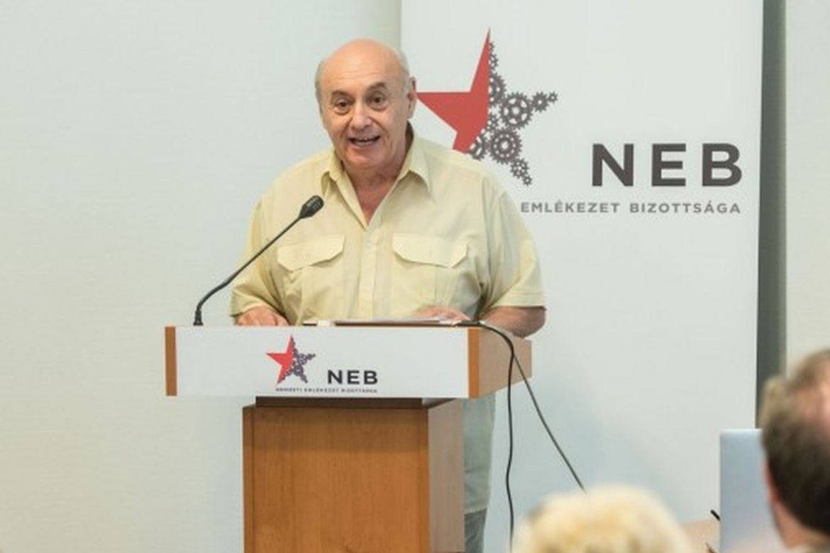 Zinner Tibor 2015-ben, a Nemzeti Emlékezet Bizottsága Kádár, Biszku, …? Megtorlás 1956 után című konferenciáján. Forrás: NEB-fotó