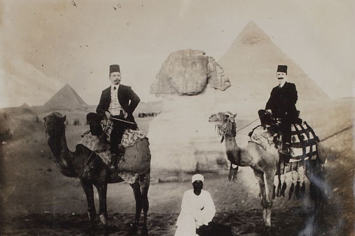III. Spelter Henrik Egyiptomban, 1909. Forrás: Magyar Kereskedelmi és Vendéglátóipari Múzeum