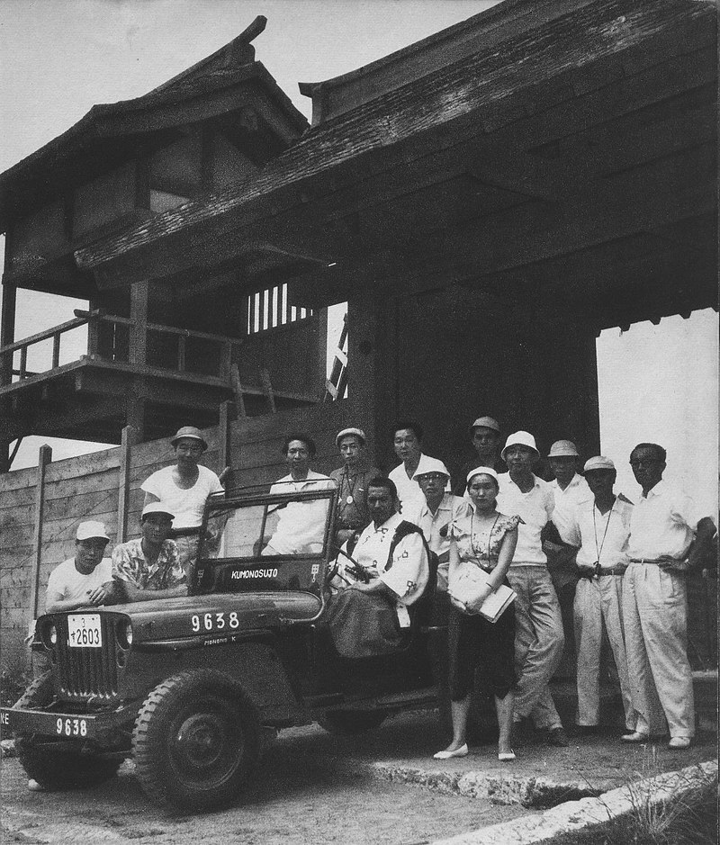 A Kurosawa-gumi a Véres trón forgatásán, 1956. (Forrás: en.wikipedia.org)