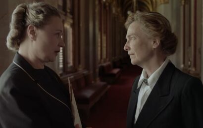 Slachta Margit (S&ouml;ptei Andrea) &eacute;s K&eacute;thly Anna (Kov&aacute;ts Ad&eacute;l) a Hősnők c&iacute;mű filmben
