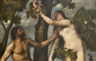 Tiziano Vecellio - Ádám és Éva, 1550 körül (Forrás: Wikipédia)