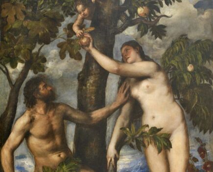 Tiziano Vecellio - Ádám és Éva, 1550 körül (Forrás: Wikipédia)