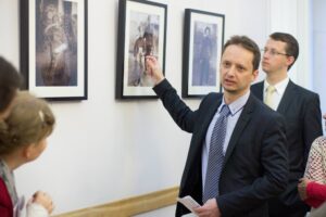Kiállításmegnyitó a Moszkvai Magyar Kulturális Központban 2014-ben